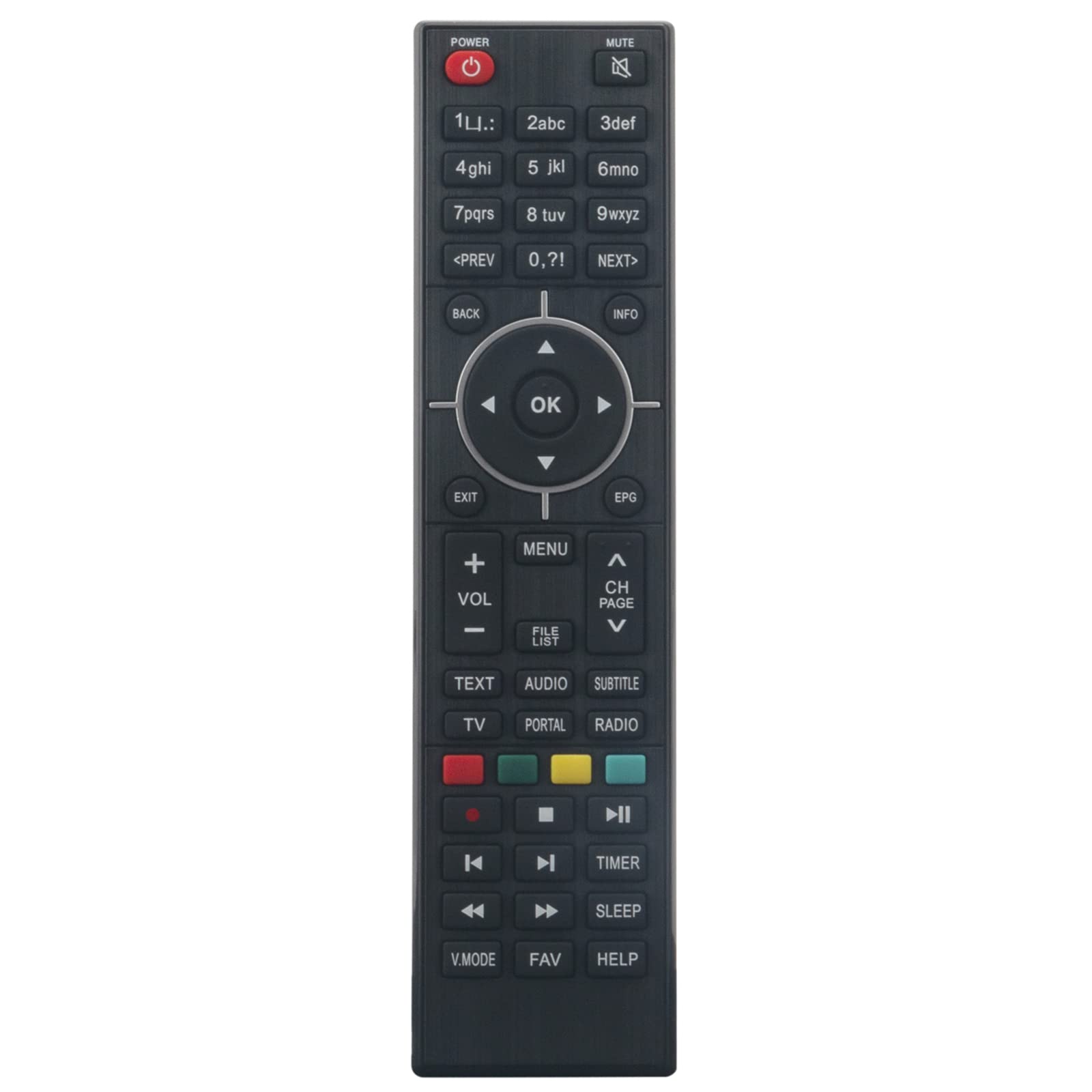 Replacement Remote Control Fit for Zgemma Star 4K SATELLITE RECEIVER HS H2S H2H H4 H5 H7 H7C H9 H52TC H5.2s H9S