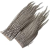 Keough Hareline Bugger Hackle Patch- Grizzly