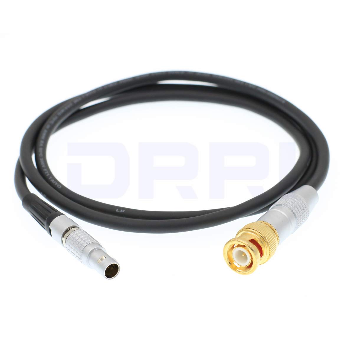 DRRI 9-Pin EXT Connector to BNC TImecode Input Cable for RED Komodo Cameras