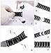 Men's Unique Analog Quartz Waterproof Business Casual Stainless Steel Band Dress Wrist Watch Classic Design Calendar Date Window Wristwatch Black