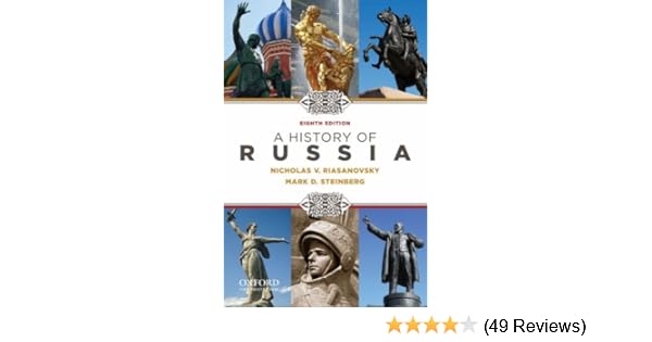 Amazoncom A History Of Russia 9780195341973 Nicholas - 