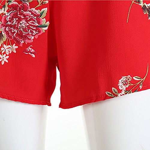 image for Toimothcn Cotton Jumpsuit Dress Women's Waist Stretch Off Shoulder Flo