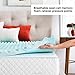 Linenspa 2 Inch Convoluted Gel Swirl Memory Foam Mattress Topper - Promotes Airflow - Relieves Pressure Points - Twin XL