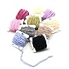 SAMS-Fly-Tying-Body-Materials-Tinsel-Rayon-Chenille-Yarn-2mm-Small-for-Woolly-Bugger-Worms-Leech-10-Random-Colors-Assorted-30M