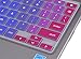 Colorful Keyboard Cover Skin Compatible Samsung Chromebook Pro 12.3 inch XE510C24 XE510C25 XE513C24 / Samsung Chromebook Plus 12.3 inch XE513C24 Soft-Touch Protective Skin, Rainbow