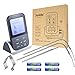 Wireless Meat Thermometer for Grill, Barbecue, Smoker, Baking, Cooking | Dual Probe (Meat Probe + Oven Probe) + One Extra Free Meat Probe