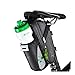ROCKBROS 1.6L Large Bike Saddle Bag with Water Bottle Pouch Waterproof Bike Bags Under Seat Pack for Mountain Road Bicycles Storage Repair Kit Tools Gear