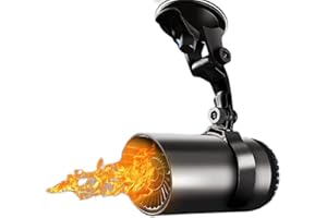 MYUOOT Portable Car Heater and Defroster,12V 150W Car Heater That Plugs into Cigarette Lighter,2 in1 Car Space Heater,Defrosting and Demisting for Car,1 Pack,Gray