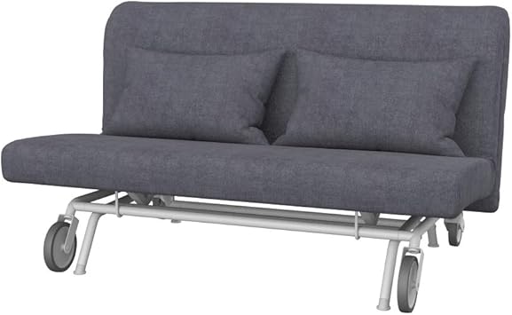 Amazon De Soferia Bezug Fur Ikea Ps 2er Bettsofa Stoff Softi Grey