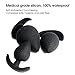 Anal Plug Silicone Butt Plug,Riodong Anal Sex Toys in Black (Three-piece Suit)