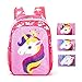 THE Crafts Reversible Sequin School Backpack Lightweight Little Kid Book Bag with Lunch Bag Set for Preschool Kindergarten Elementary(15