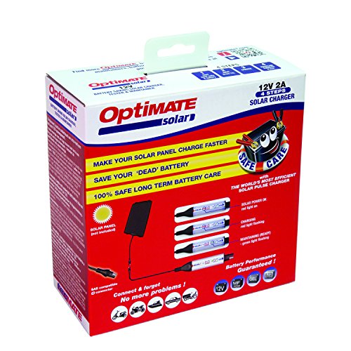 OptiMATE SOLAR 12V-2A controller, TM-520, Solar Pulse Charger, Tester & Maintainer for 12V batteries - Thumbnail 2