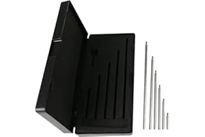 6 Pcs Dial Digital Indicator Extension Stem Rod 1", 2", 3", 4", 5", 6" Combine to 0-21" Long Extend Rod