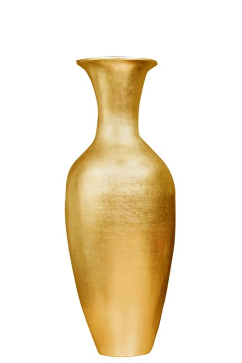 36 Inch Tall Classic Floor Vase Gold Amazon Co Uk Kitchen Home