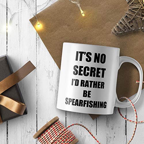 Spearfishing Mug Funny Gift For Underwater Fishing Lover Harpoon Spear Deep Sea Sport Fan Present Idea Novelty Quote Saying Gag Coffee Tea Cup 11 Oz - Thumbnail 7
