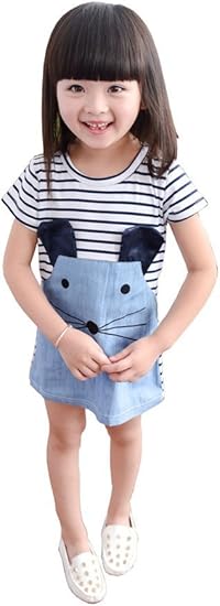 Amazon ノーブランド品 子供ドレス ネズミ ワンピース 女の子 子供 ドレス 子供ワンピース キッズドレス 子供服 1 フォーマル 通販
