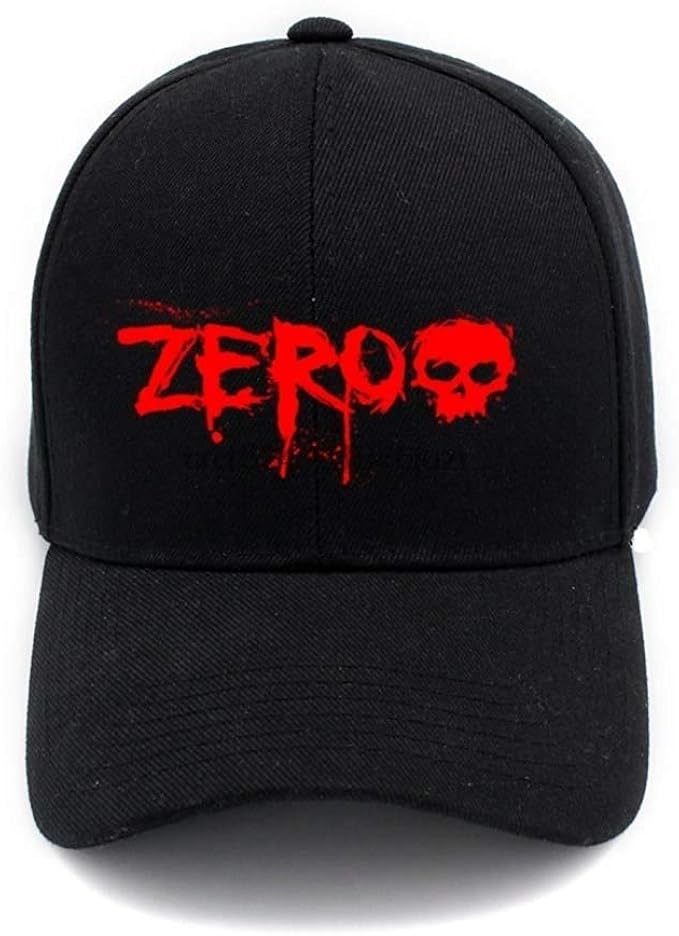 Zero Skateboard Brand Logo Men Women Plain Baseball cap Solid Color