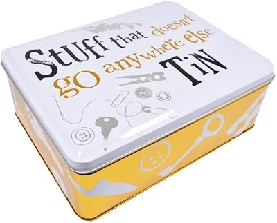 Bright Side Modern Minimalist Storage Tin 75mm x 155mm x 205mm