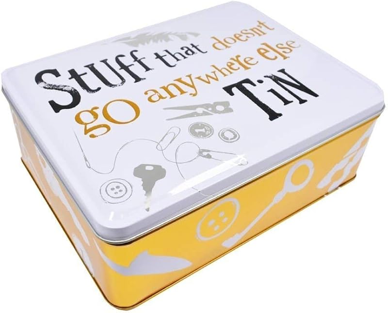 Bright Side Modern Minimalist Storage Tin 75mm x 155mm x 205mm