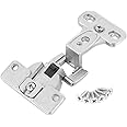 1Pcs 270 Degrees Hinge Full Open Large Angle Cabinet Wardrobe Thickening Folding Furniture Door Hinges Zinc Alloy Fixed Shift Cabinet Door Hinge Kitchen Cupboard Door Hinge Folding Door Hinge (Sliver)