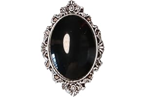 Nosadi Antique Vintage Scrying Mirror Rings Witchcraft Scrying Tools Fortune Telling Feng Shui Psychic Altar Kit Wiccan Supplies For Divination Meditation Decorative