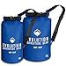 EVOLUTION Floating Waterproof Dry Bag – Professional Adventure Gear - Roll Top Compression Sack for Kayaking, Boating, Hiking, Fishing, Camping and Outdoor Travel – Waterproof Phone Case – 10L Blue