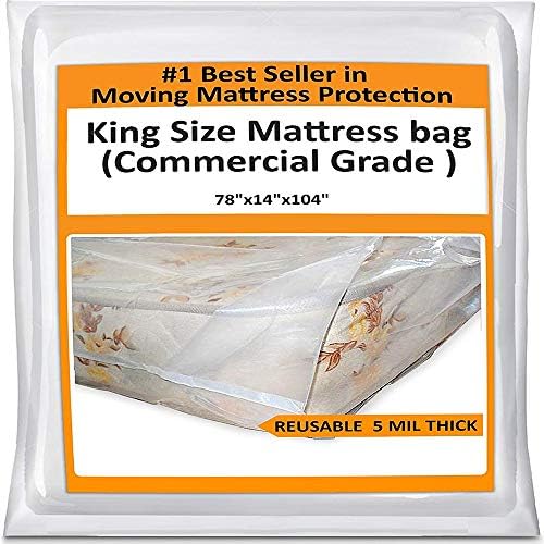 Mattress Bags for Moving Queen Mattress Storage Bag 5 Mil HeavyDuty
