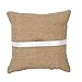 Vintage Jute Rustic Wedding Ring Pillow 6 inch x 6 inch