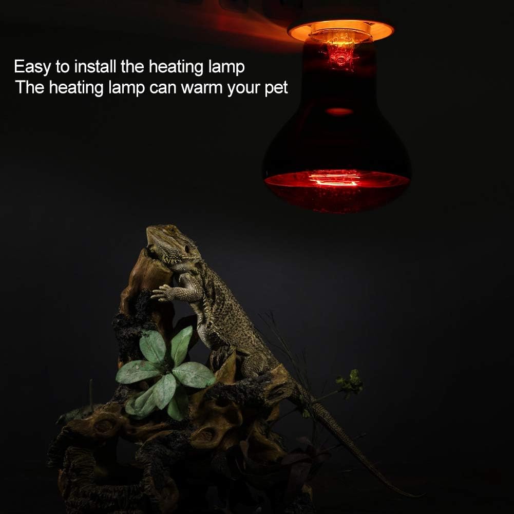 Infrared Heat Lamp, Safe NonToxic Soft Light Heating Warming Lamp