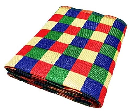 Rdm Big ( 6*9 Ft ), Reversible Plastic Mat/Chatai/Chataee/Chataai,Double Bed Size