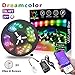 Dreamcolor Pixel LED Strip Lights, 16.4ft/5M APP Control Dreamcolor LED Chasing Pixel Light, Non-Waterproof 12V 5050 RGB Color Changing Rope Light Kit, Flexible Led Strip Lighting for Home Kitchen