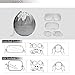 Tomus-UNI 6 Piece Car Windshield Sunshade Window Sunshade Protector Foldable Windshield UV Reflector Protector Keeps Vehicle Cool