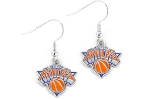 aminco NBA womens NBA Logo Dangler Earrings