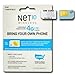 Net 10 Wireless GSM Sim Card activation kit with Works with At&t Network for Lightahead® & other unlocked cellphones.