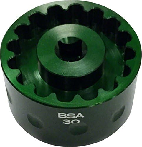 Abbey Bike Tools Bottom Bracket Socket - Dual Sided BSA30 & Race Face Green, BSA30 and RaceFace