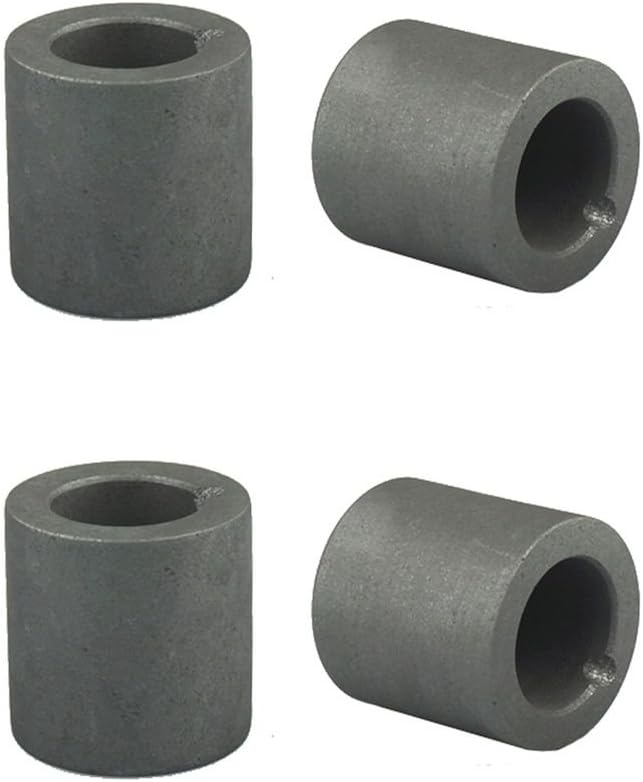 4 Pc 2'' x 2'' Graphite Crucible 1KG Jewelers Melting Gold Pot Smelting Casting