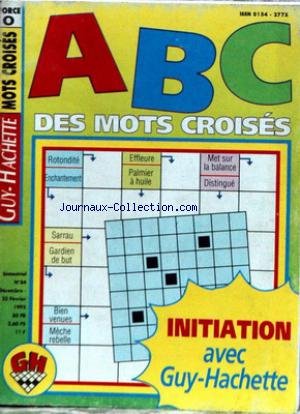 Amazon Fr Mots Croises Guy Hachette No 84 Du 01 12 1992 Abc Des Mots Croises Collectif Livres
