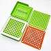 100 Holes Capsule Holder Plate, Capsule Filler Machine Tray,Manual Powder Filling Machine for Size 00 Pill Maker,(Green)