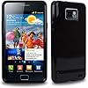 CNL HIGH GLOSS BLACK HYDRO GEL CASE WITH FREE SCREEN PROTECTOR FOR SAMSUNG GALAXY S2 / SII i9100 MOBILE PHONE