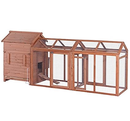 Mcombo 0319 Deluxe Large Chicken Poultry Coop Hen House Hutch Cage