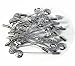 Rockin Beads Brand, 120pcs Steel/Nickel Tone Round Beading Coat Stick Pin with Clutches Setting Brooches 6.9x1.2cm(2 6/8