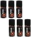 6 Cans Axe Deodorant Body Spray Musk 5oz 150ml