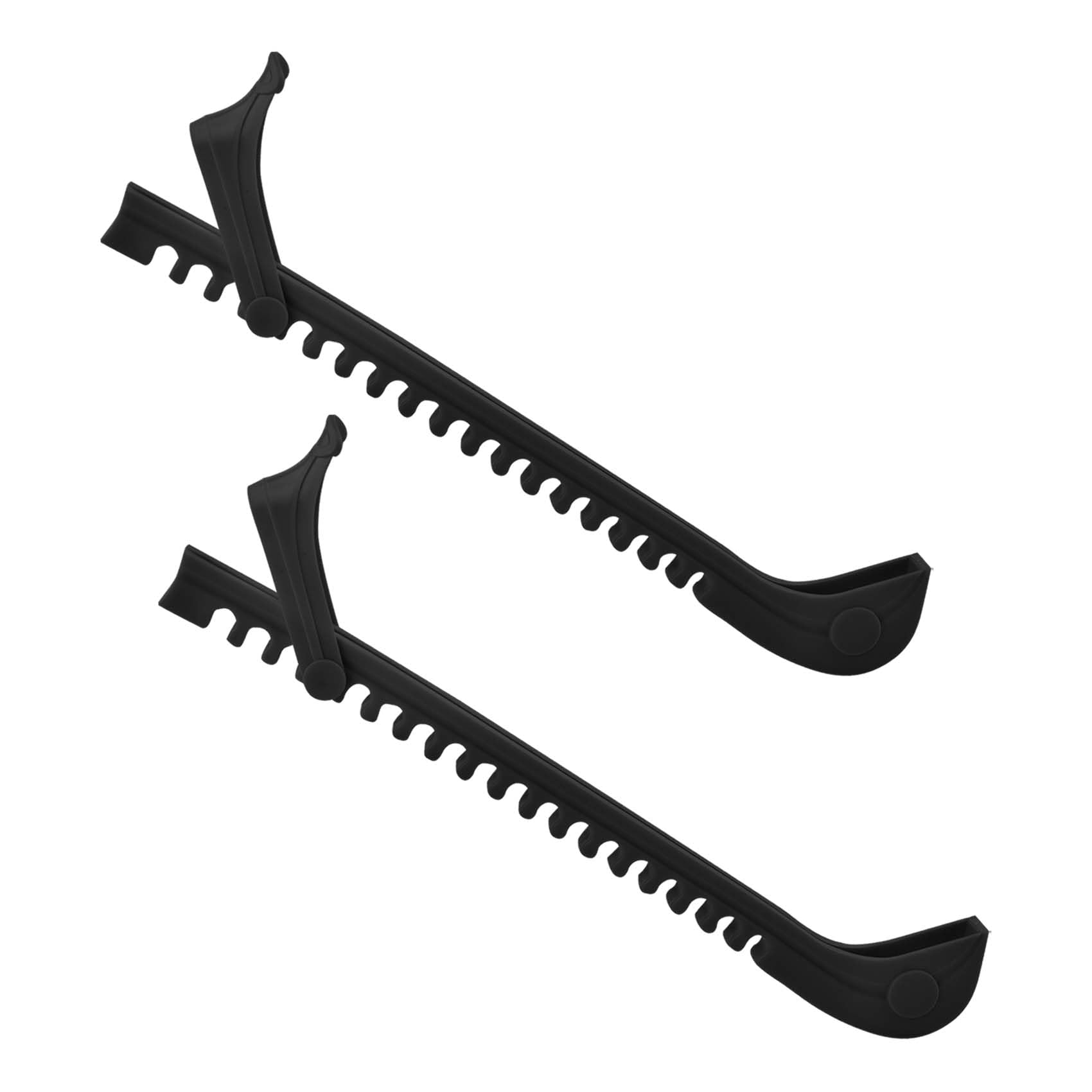 CUNTAUK Ice Skate Guards, Hockey Shoes Ice Skate Blade Covers, Adjustable Buckles Ice Skating Protector Figure Skate Guards Ice Hockey Accessories for Ice Skating Hockey Figure Skates (Black, Large)