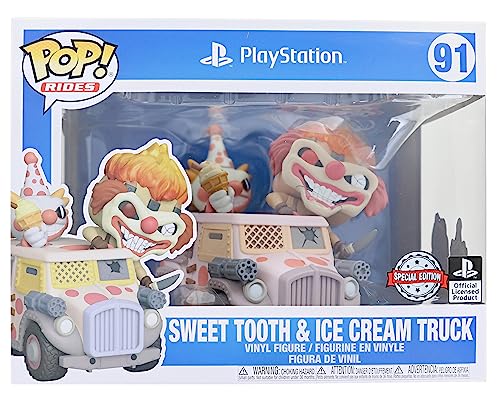 Funko Pop Rides 91 Playstation - Sweet Tooth & Ice Cream Truck - Gamestop Exclusive at Amazon