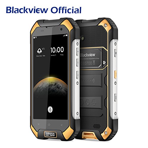 Blackview  Smartphone libre - Impermeable Antipolvo Antigolpes Dual SIM Android 6.0 Móvil libre 4500mAh Batería, 2GB de RAM, 16GB de ROM, 4G, Cámara de 8MP/5MP, 4.7