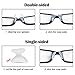 Ewinever(R) 2.5mm 10 Pairs Non-slip Silicone Nose Pads for Eyeglasses, Sunglasses, Soft Adhesive Stick on Nose Pads Glasses Spectacles(Transparent)