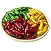Gresorth 60pcs Artificial Mini Pepper Chili Fake Vegetable Home Kitchen Party Christmas Food Toy Decoration