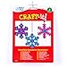 Baker Ross AF743 Snowflake Suncatcher Windchimes - Pack of 8, Craft Set for Kids to Decorate Novelty Toys for Children, Perfect Party, Loot Or Prize Bag Filler