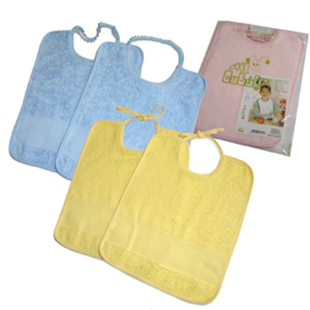 Bubabù Pack of 6 Bibs Embroidered Tu with Elastic