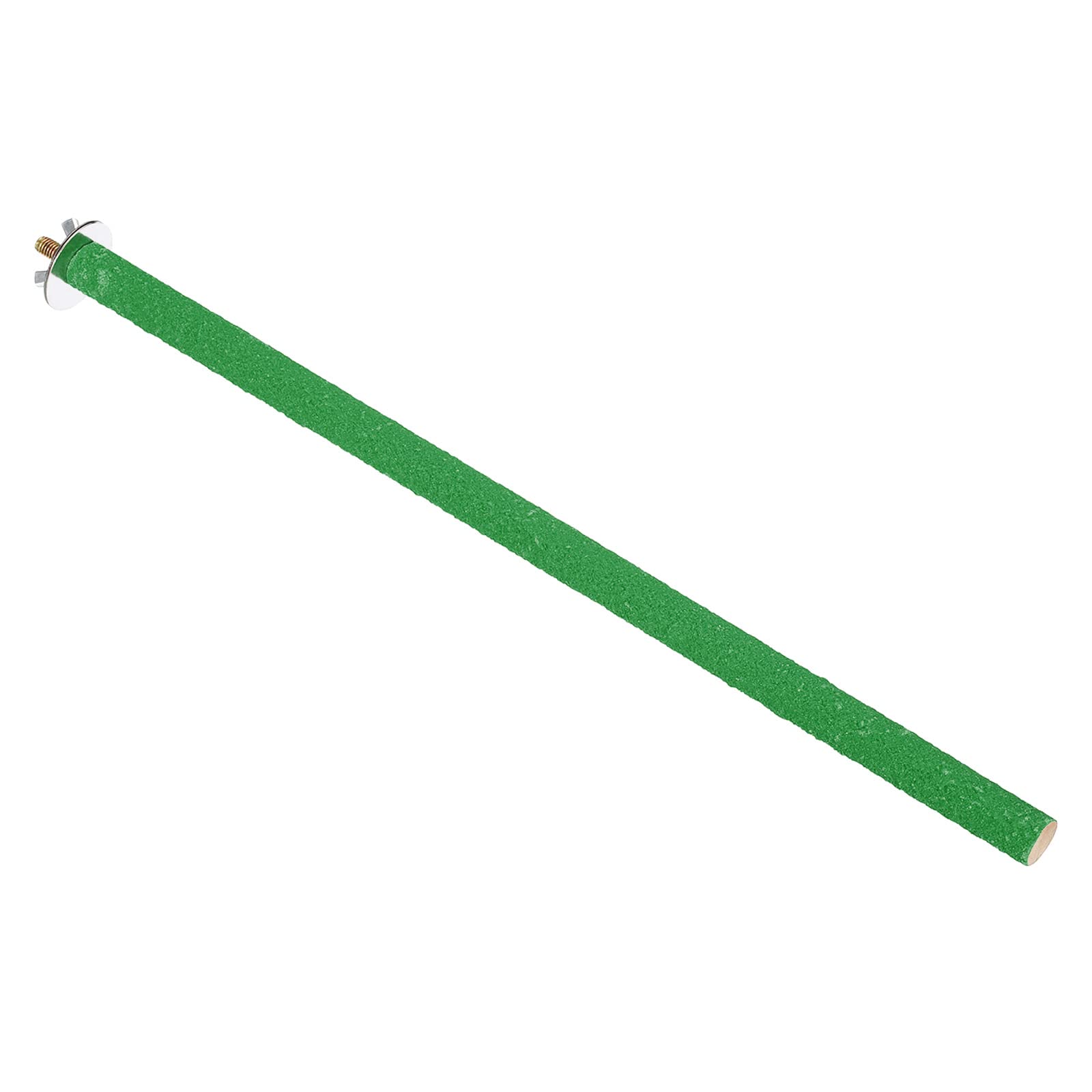 PATIKIL 0.6x13.8 Inch Bird Cage Perch, Parrot Stand Paw Grinding Stick Bird for Parakeet Cockatiel Cage Accessory, Green